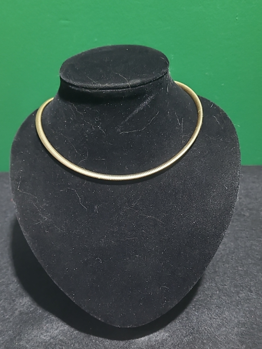 Vintage Pegasus Logo Coro Gold Tone Choker Necklace